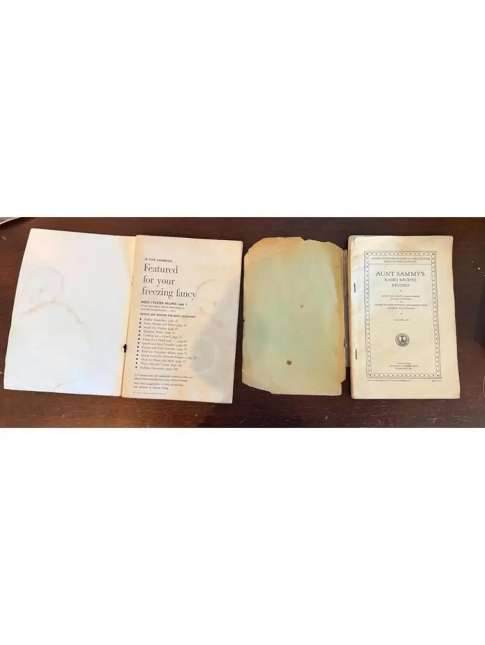 Vintage Cookbook Collection – Set of 6, Recipes from 1928-1996